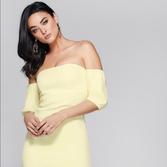 ‼️SOLD‼️Marciano Avery off-shoulder mini dress - Picture 4 of 5